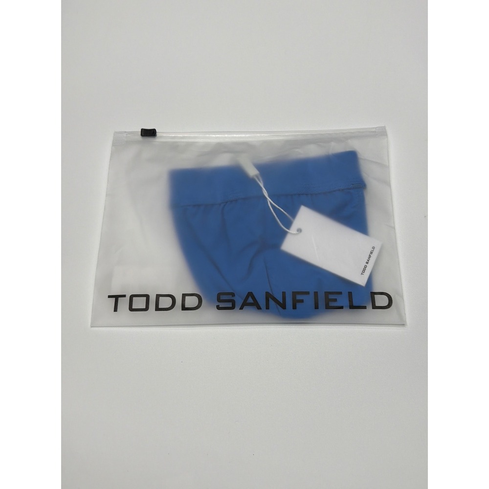 NWT TODD SANFIELD Electric Defiant Thong Blue Size‎ S Mens Underwear